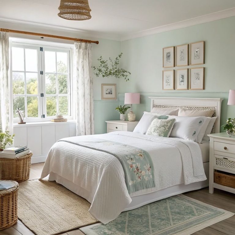 Clean, allergen-free mattress in a well-made bed promoting healthy sleep